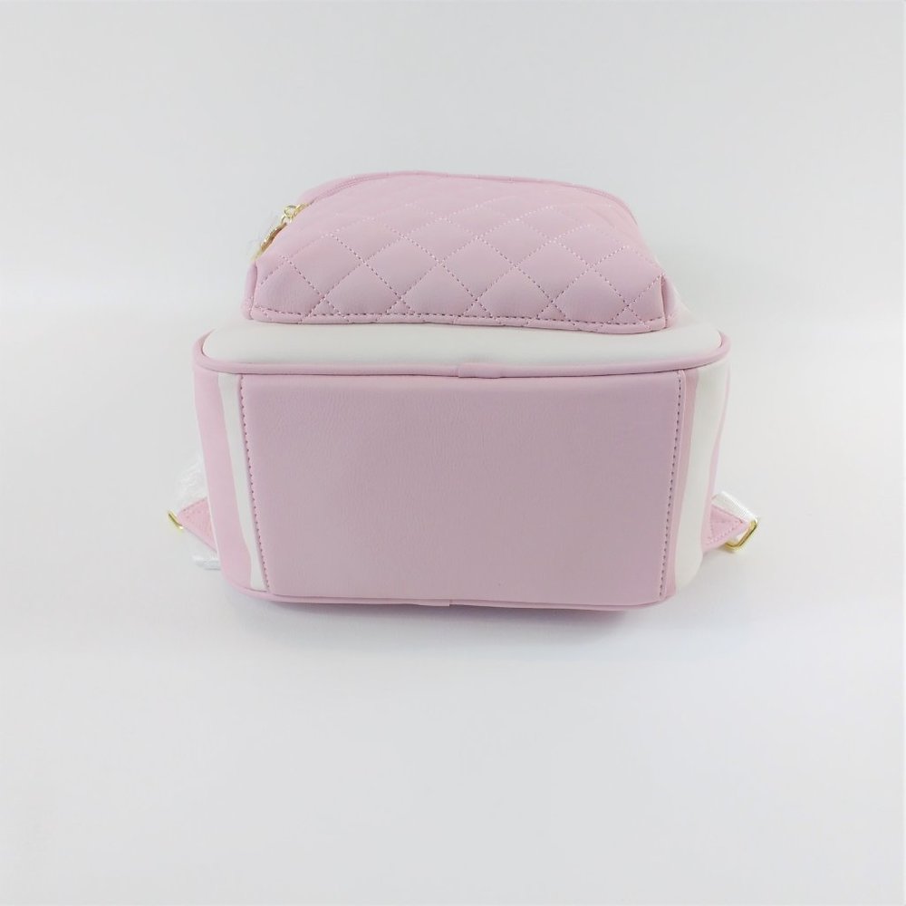 Luv Betsey Johnson Pink White Cat Backpack - Picture 6 of 9